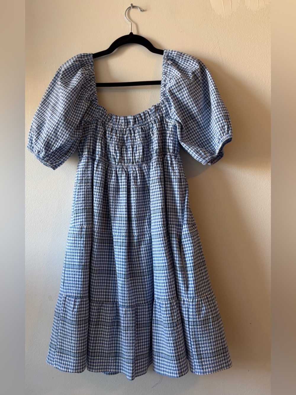 Ever New Andie Puff Sleeve Mini Dress Playful feminine Dress Size 8 Cotton - Picture 7 of 12